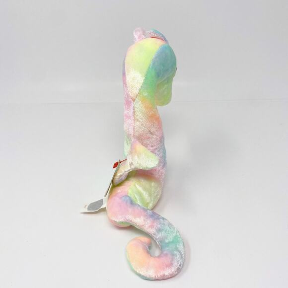 TY Vintage Seahorse "Neon" Beanie Baby - Picture 5 of 8